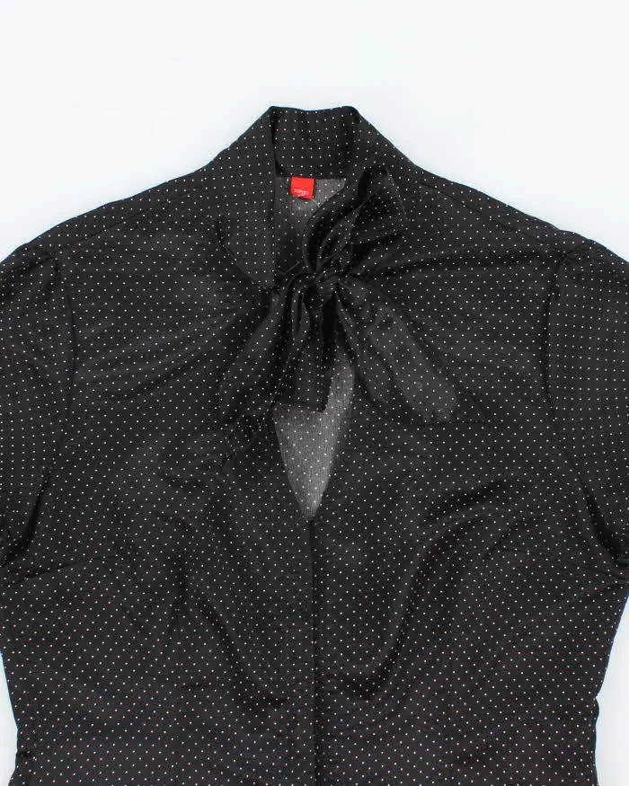 Vintage Y2k 00s Esprit Polka Dot Bow Blouse - M sold by Rokit product image thumbnail 3