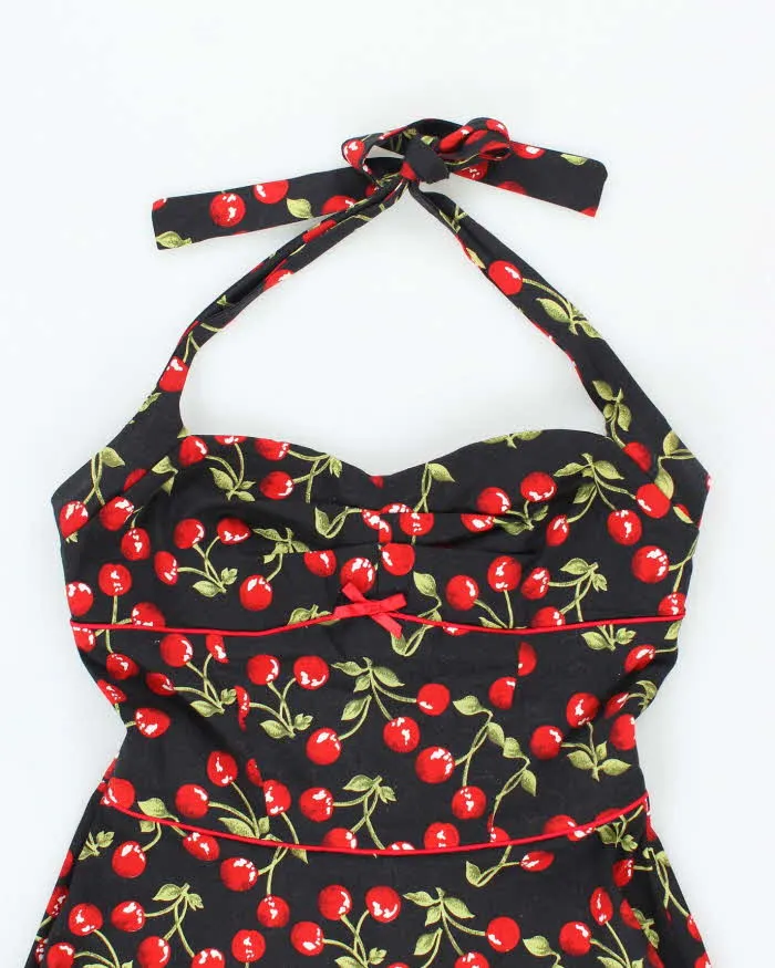 Vintage Ruby Rox Cherry Print Halter Neck Dress - S sold by Rokit product image thumbnail 3
