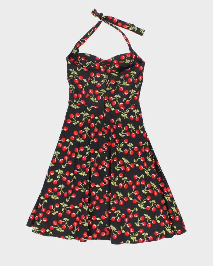 Vintage Ruby Rox Cherry Print Halter Neck Dress - S sold by Rokit product image thumbnail 2