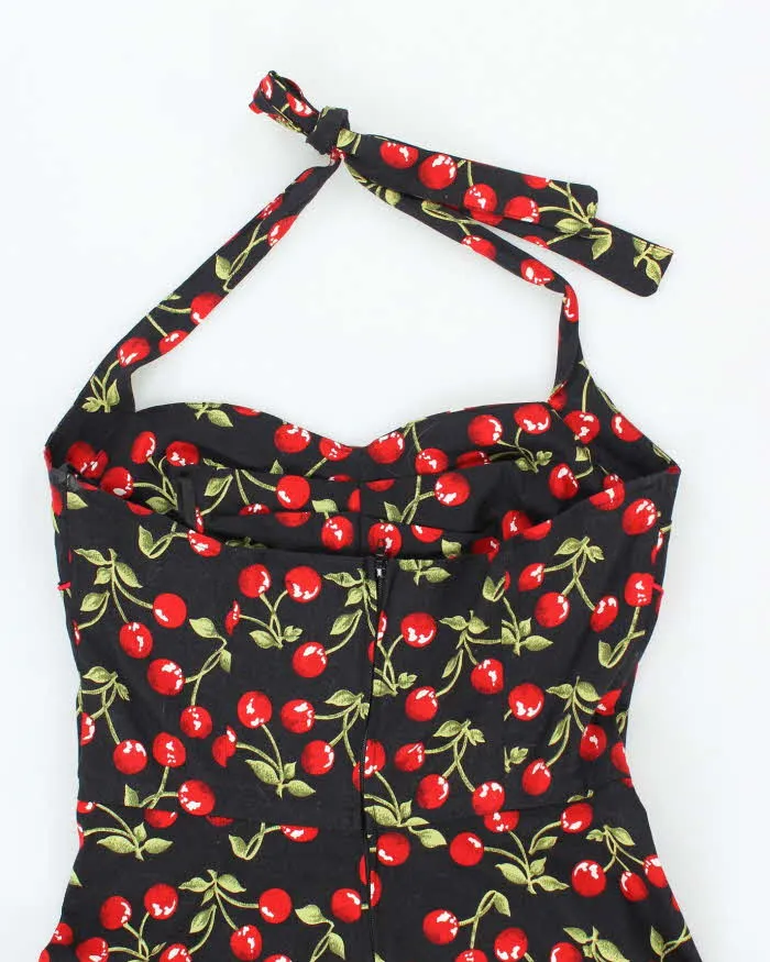 Vintage Ruby Rox Cherry Print Halter Neck Dress - S sold by Rokit product image thumbnail 4