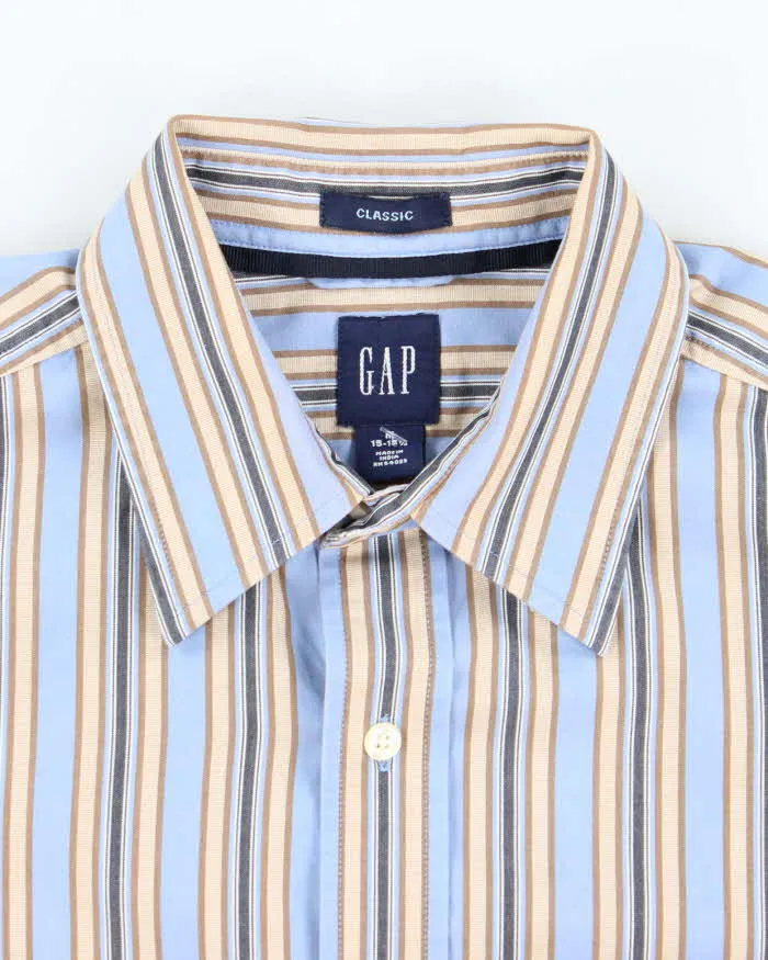 Vintage 2000's GAP Striped Long-sleeved Shirt - M sold by Rokit product image thumbnail 5