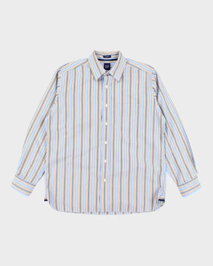 Vintage 2000's GAP Striped Long-sleeved Shirt - M sold by Rokit