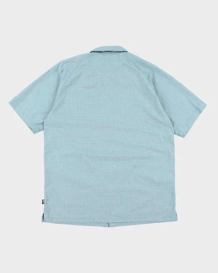 Vintage The North Face Checked Short Sleeve Shirt - L sold by Rokit product image thumbnail 2