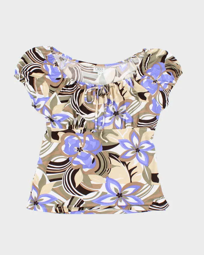 Vintage Y2k 00s Cleo Pattern Blouse - S sold by Rokit
