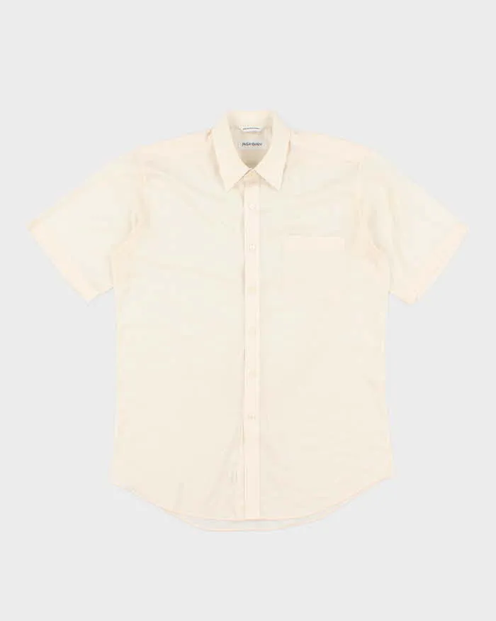 Vintage 90's Yves Saint Laurent Lightweight Button Up Shirt - L sold by Rokit