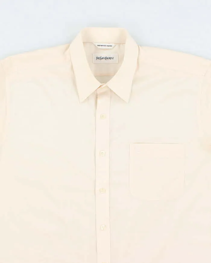 Vintage 90's Yves Saint Laurent Lightweight Button Up Shirt - L sold by Rokit product image thumbnail 3