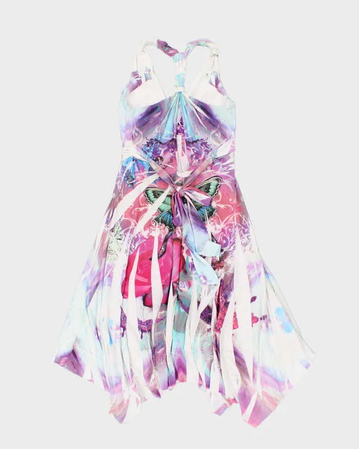 Vintage Y2k 00s Pusch Butterfly Pattern Dress - S sold by Rokit product image thumbnail 2