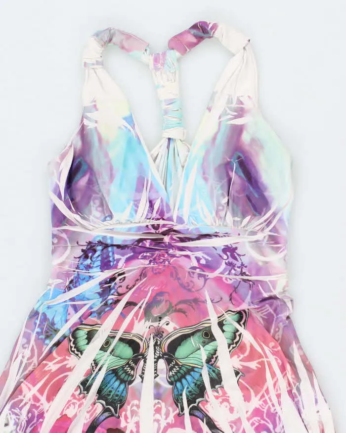 Vintage Y2k 00s Pusch Butterfly Pattern Dress - S sold by Rokit product image thumbnail 3