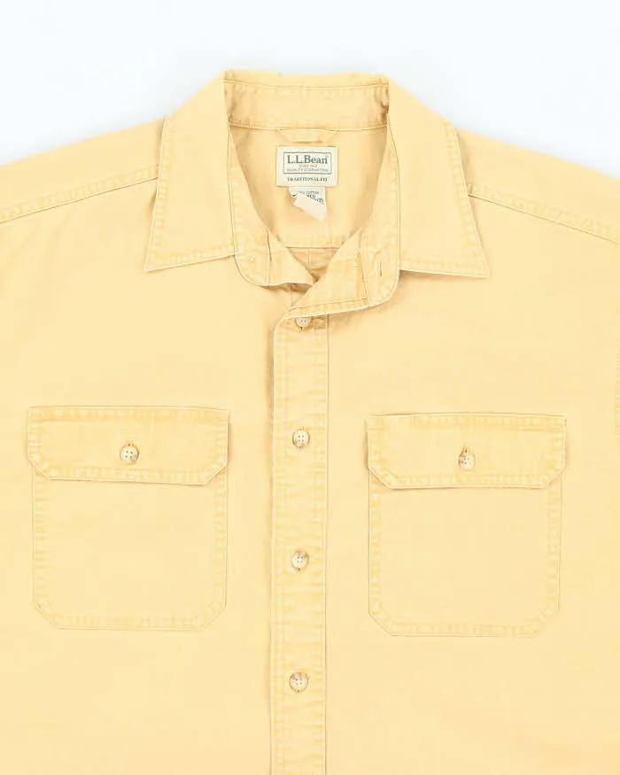 Vintage L.L. Bean Heavyweight Oversized Short Sleeve Shirt - M sold by Rokit product image thumbnail 3