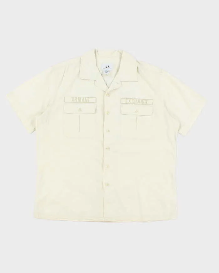 Vintage Y2k 00s Armani Exchange Short Sleeve Shirt - L sold by Rokit