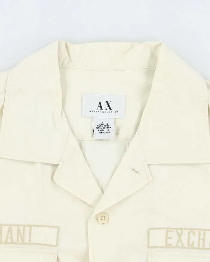 Vintage Y2k 00s Armani Exchange Short Sleeve Shirt - L sold by Rokit product image thumbnail 5