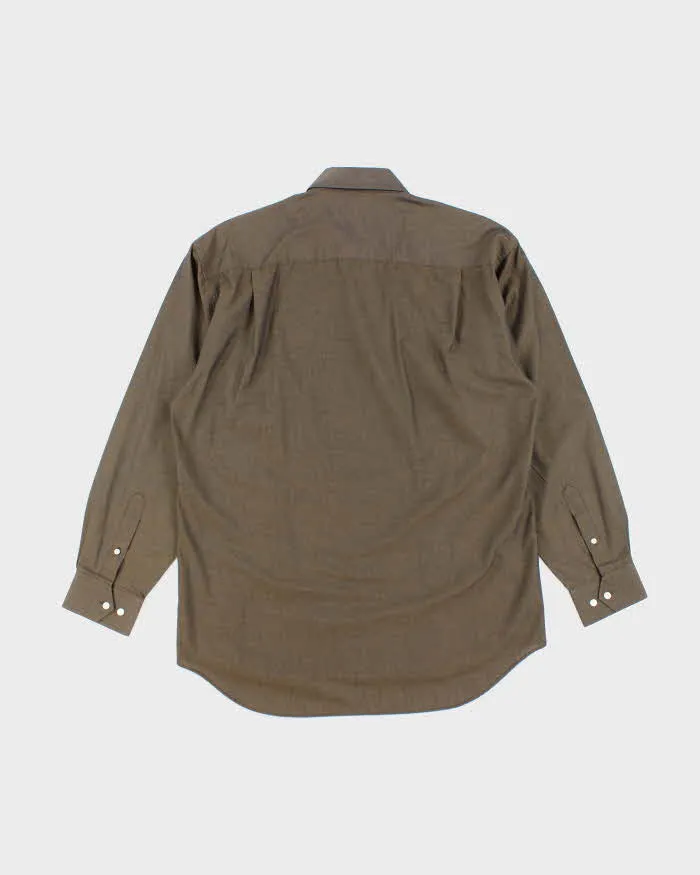 Vintage Christian Dior Iridescent Long Sleeve Shirt - XL sold by Rokit product image thumbnail 2