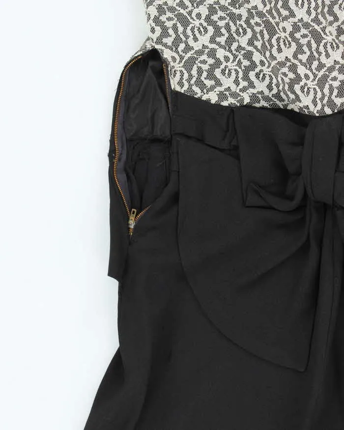 Vintage 50s Lace Bow Dress - M sold by Rokit product image thumbnail 5