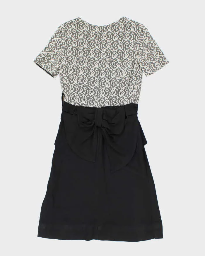Vintage 50s Lace Bow Dress - M sold by Rokit product image thumbnail 2