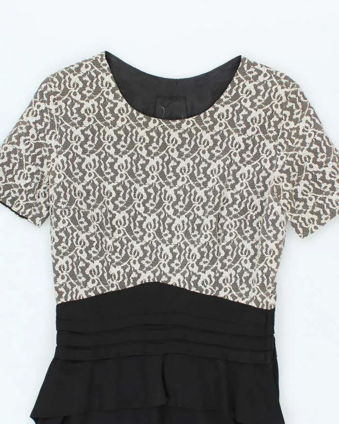 Vintage 50s Lace Bow Dress - M sold by Rokit product image thumbnail 3