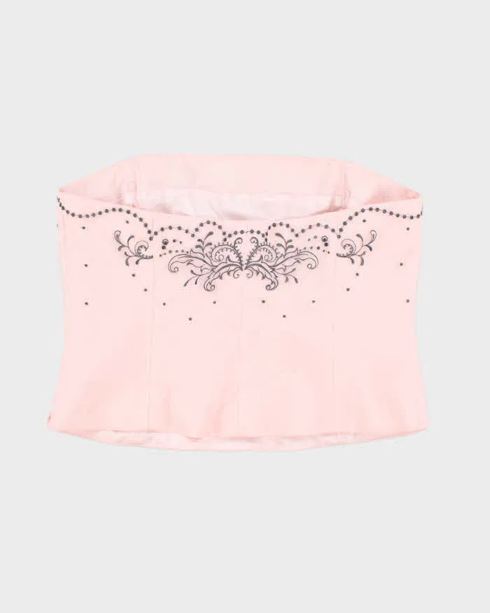 Vintage Y2k 00s Precis Pink Sleeveless Blouse - L sold by Rokit product image thumbnail 2