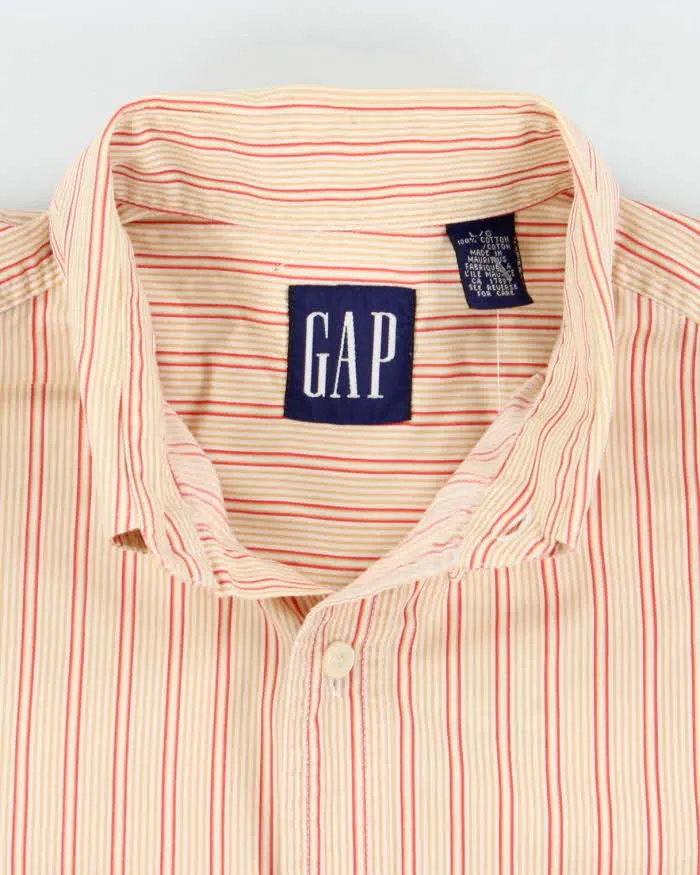 Vintage 2000's GAP Striped Button Up Shirt - L sold by Rokit product image thumbnail 5