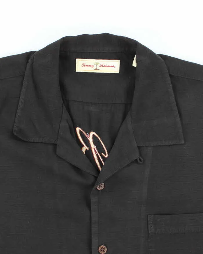 Vintage Tommy Bahama Embroidered Hawaiian Silk Shirt - L sold by Rokit product image thumbnail 5