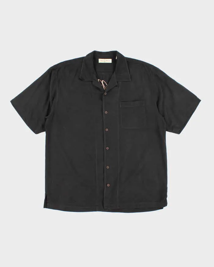 Vintage Tommy Bahama Embroidered Hawaiian Silk Shirt - L sold by Rokit