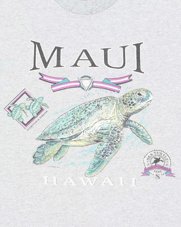 Vintage 90s Maui Hawaii Single Stitch Graphic T-Shirt - L sold by Rokit product image thumbnail 3