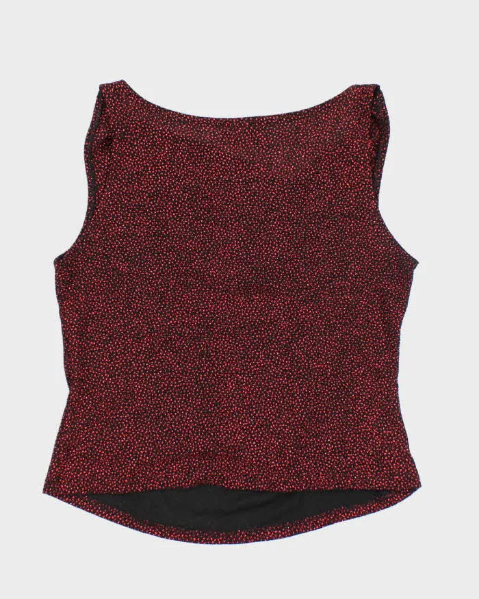 Vintage Y2k 00s M Studio Sparkly Cowl Neck Top - M sold by Rokit product image thumbnail 2