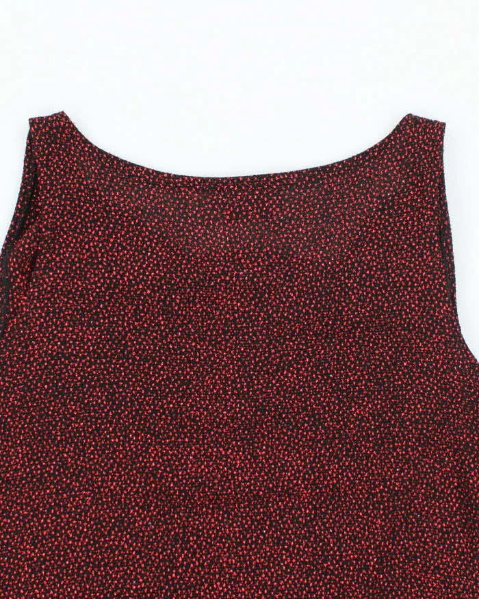 Vintage Y2k 00s M Studio Sparkly Cowl Neck Top - M sold by Rokit product image thumbnail 4