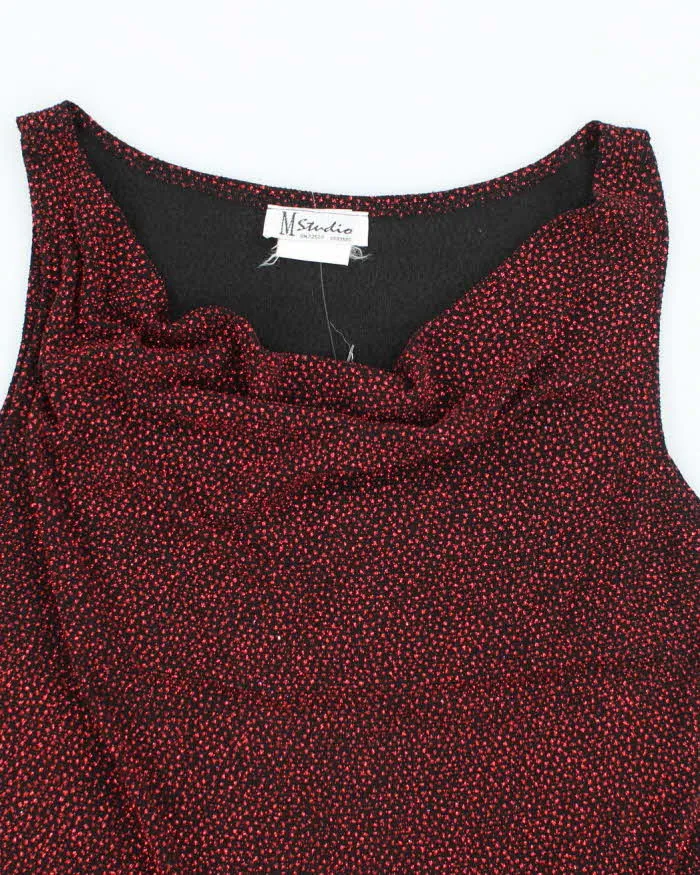 Vintage Y2k 00s M Studio Sparkly Cowl Neck Top - M sold by Rokit product image thumbnail 3