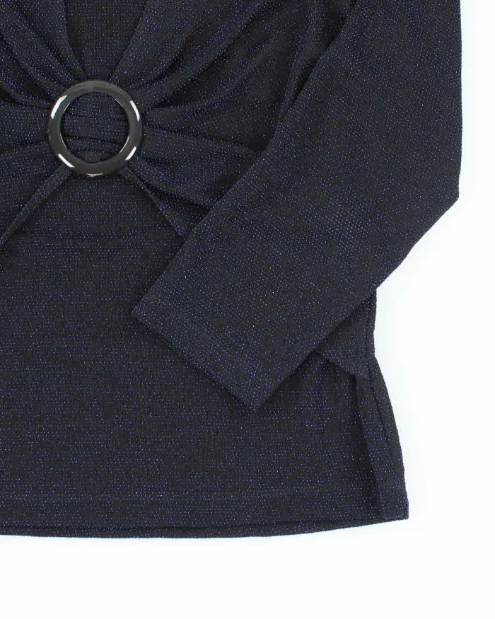 Vintage Y2k 00s Connected Apparel Sparkly Top - L sold by Rokit product image thumbnail 4