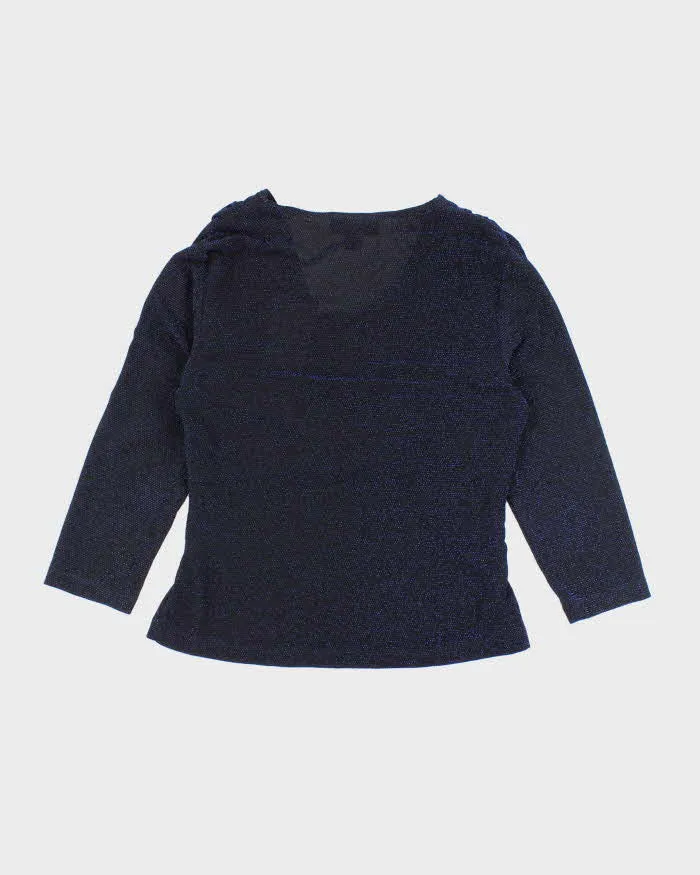 Vintage Y2k 00s Connected Apparel Sparkly Top - L sold by Rokit product image thumbnail 2