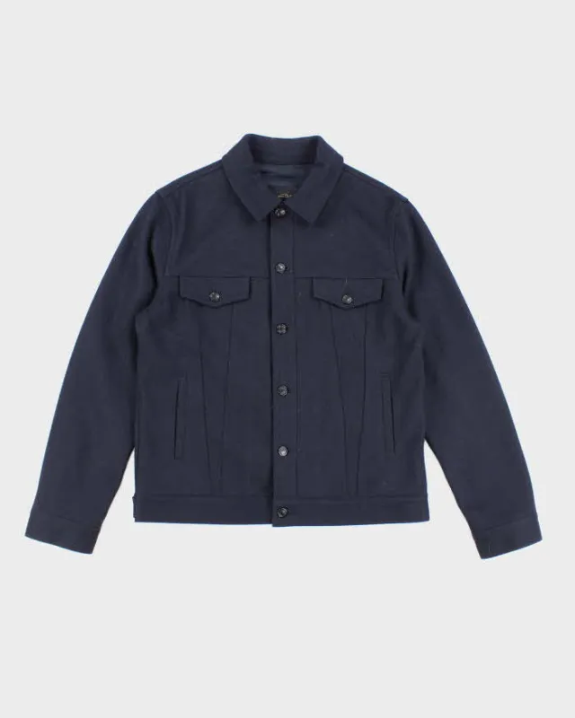 Vintage Y2K Massimo Dutti Snap Button Harrington Jacket - L sold by Rokit