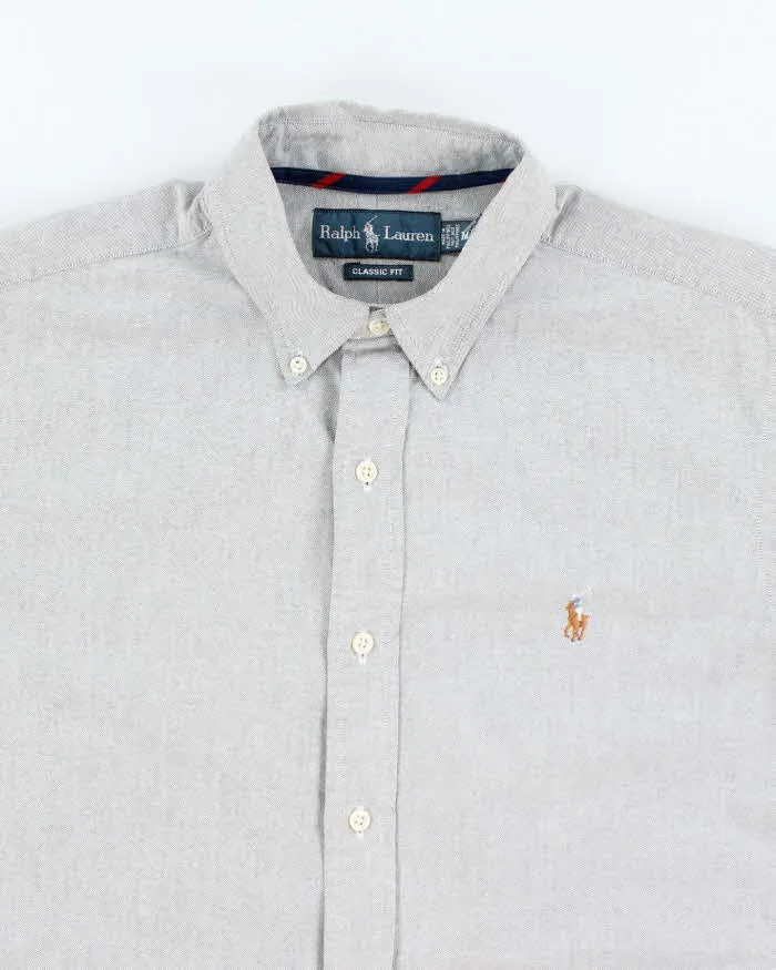 Vintage 2000's Ralph Lauren Plain Grey Shirt - M sold by Rokit product image thumbnail 3