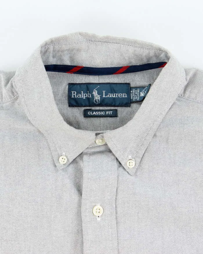 Vintage 2000's Ralph Lauren Plain Grey Shirt - M sold by Rokit product image thumbnail 5