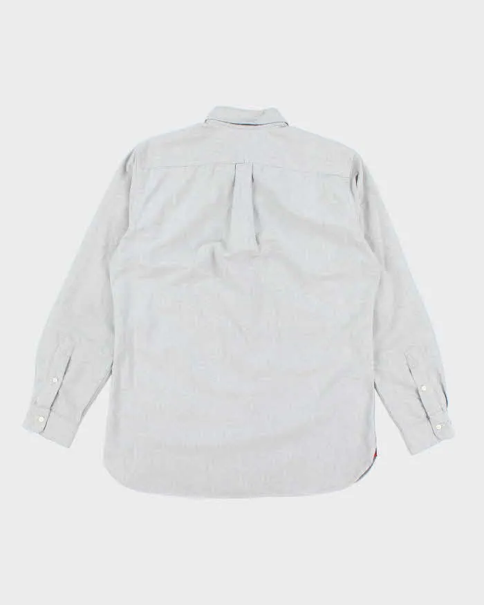 Vintage 2000's Ralph Lauren Plain Grey Shirt - M sold by Rokit product image thumbnail 2