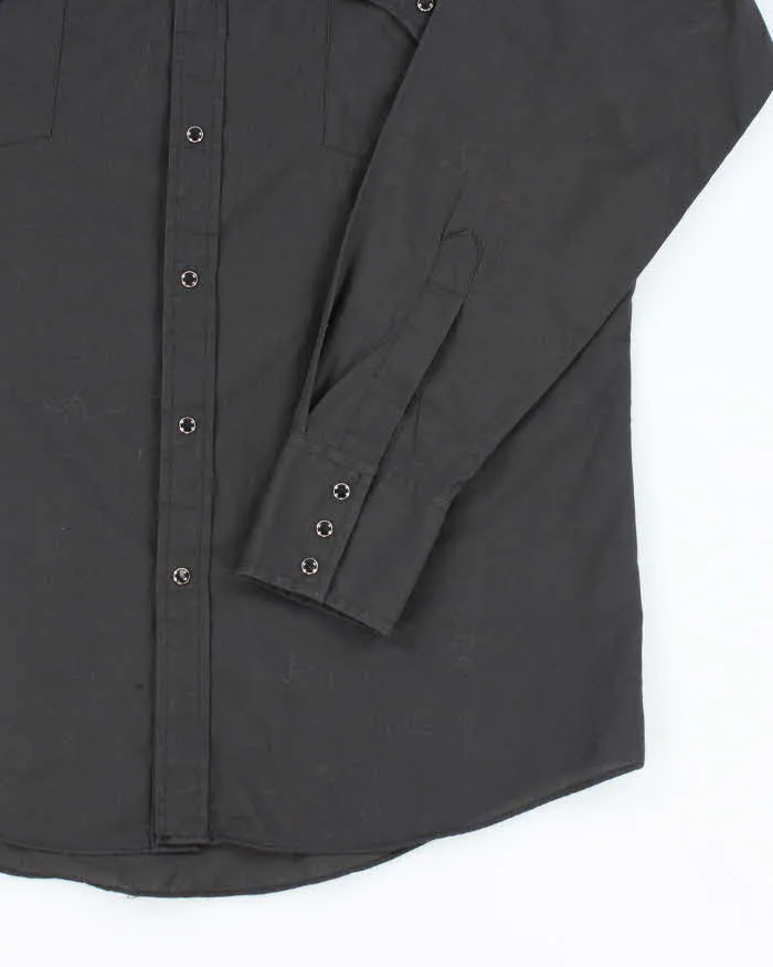 Vintage 80's Rose Embroidered Western Style Shirt - M sold by Rokit product image thumbnail 4