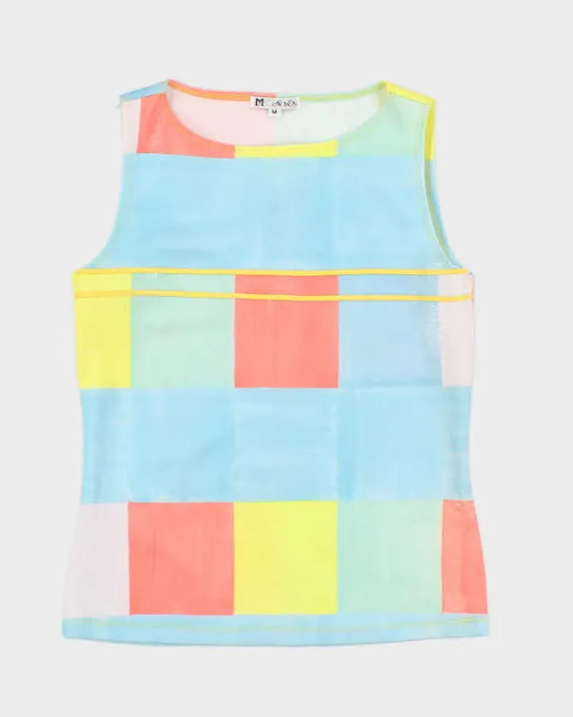 Vintage 90s M Solo Shiny Pattern Top - S sold by Rokit