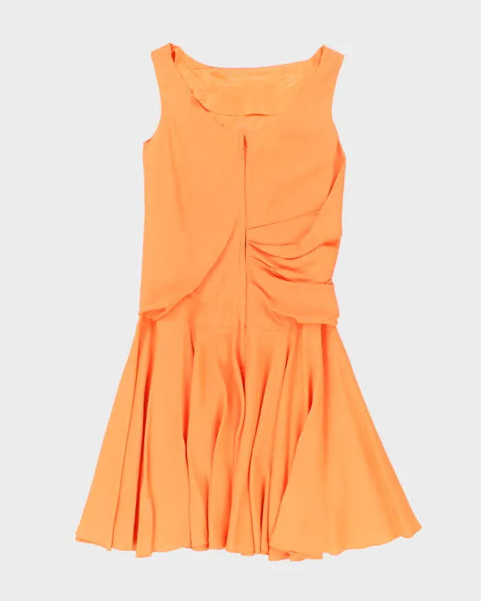 Vintage 60s Orange Sleeveless Dress - S sold by Rokit product image thumbnail 2