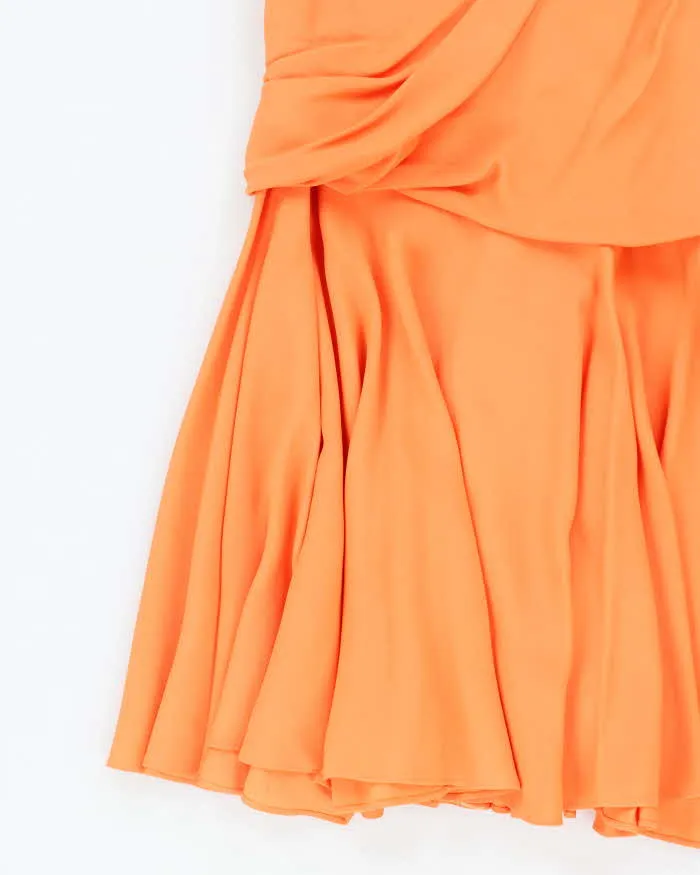 Vintage 60s Orange Sleeveless Dress - S sold by Rokit product image thumbnail 4