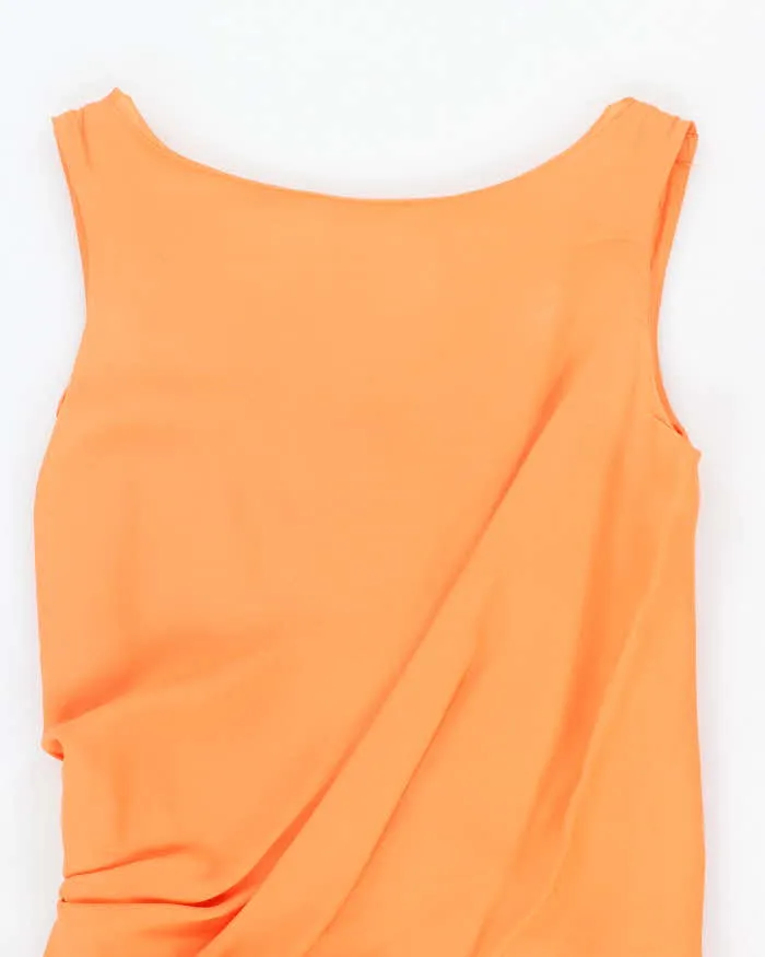 Vintage 60s Orange Sleeveless Dress - S sold by Rokit product image thumbnail 3