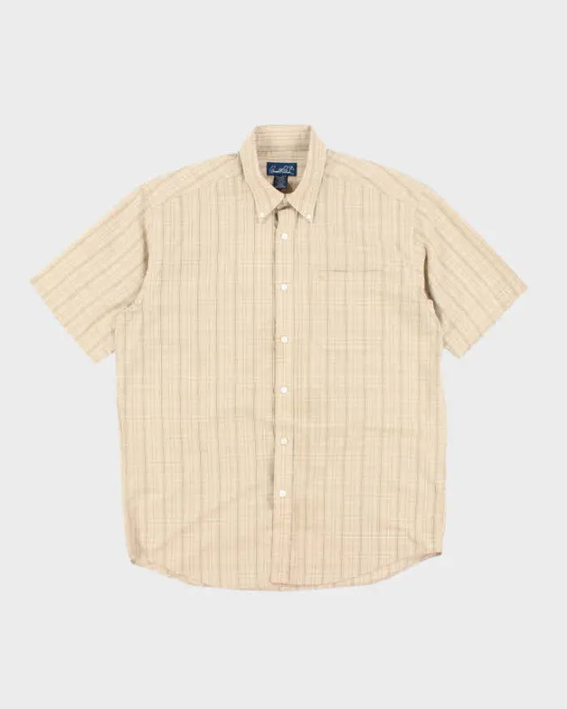 Vintage Arnold Palmer Checked Short Sleeve Shirt - XL sold by Rokit