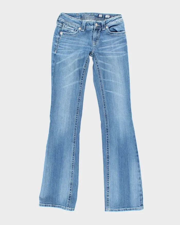 Vintage Y2k 00s Miss Me Rhinestone Crucifix Jeans - W27 L34 sold by Rokit