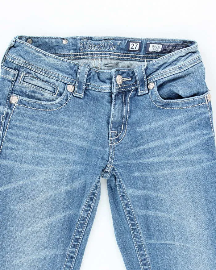 Vintage Y2k 00s Miss Me Rhinestone Crucifix Jeans - W27 L34 sold by Rokit product image thumbnail 3