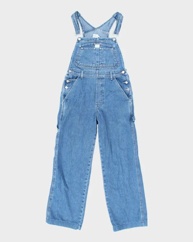 Vintage Y2K Calvin Klein Dark Wash Denim Dungarees - W30 L28 made by Calvin Klein