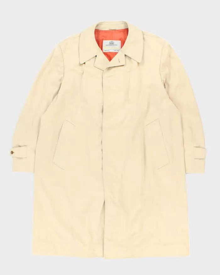 Vintage Aquascutum Lightweight Button Up Trench Coat - L sold by Rokit