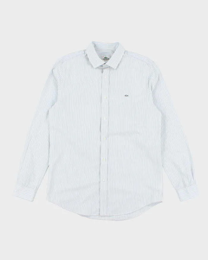 Vintage 2000's Lacoste Pin Striped Button Up Shirt - M sold by Rokit