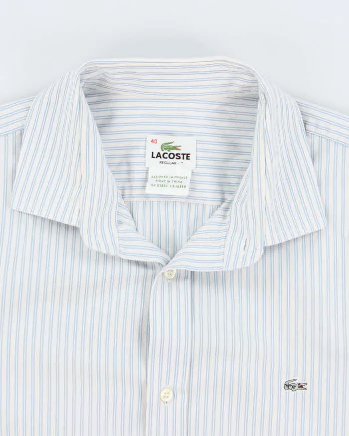 Vintage 2000's Lacoste Pin Striped Button Up Shirt - M sold by Rokit product image thumbnail 5