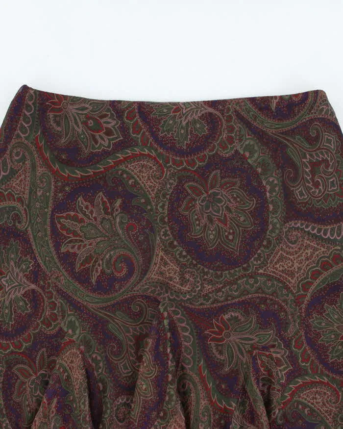 Vintage Ralph Lauren Paisley Pattern Flowy Skirt - S sold by Rokit product image thumbnail 5
