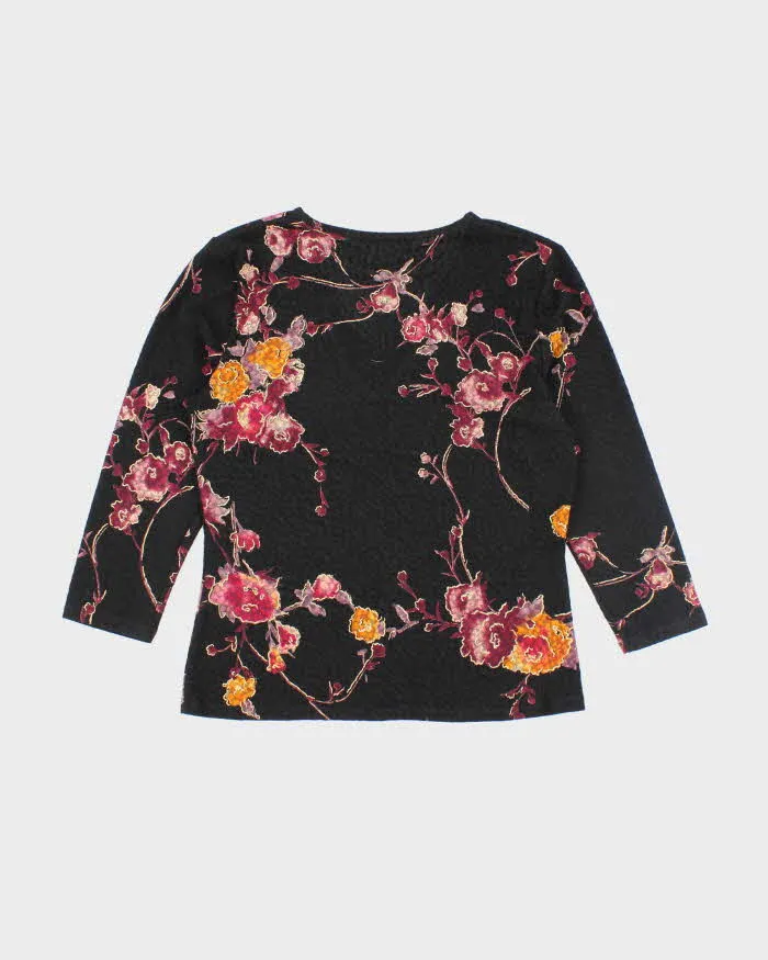 Vintage 90s Peter Nygard Floral Top - M sold by Rokit product image thumbnail 2