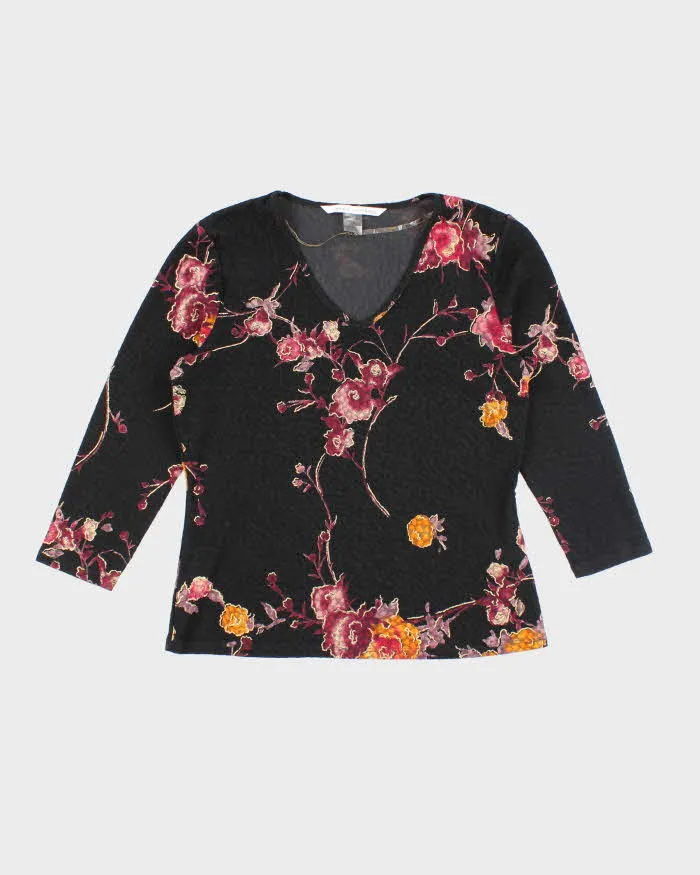 Vintage 90s Peter Nygard Floral Top - M sold by Rokit