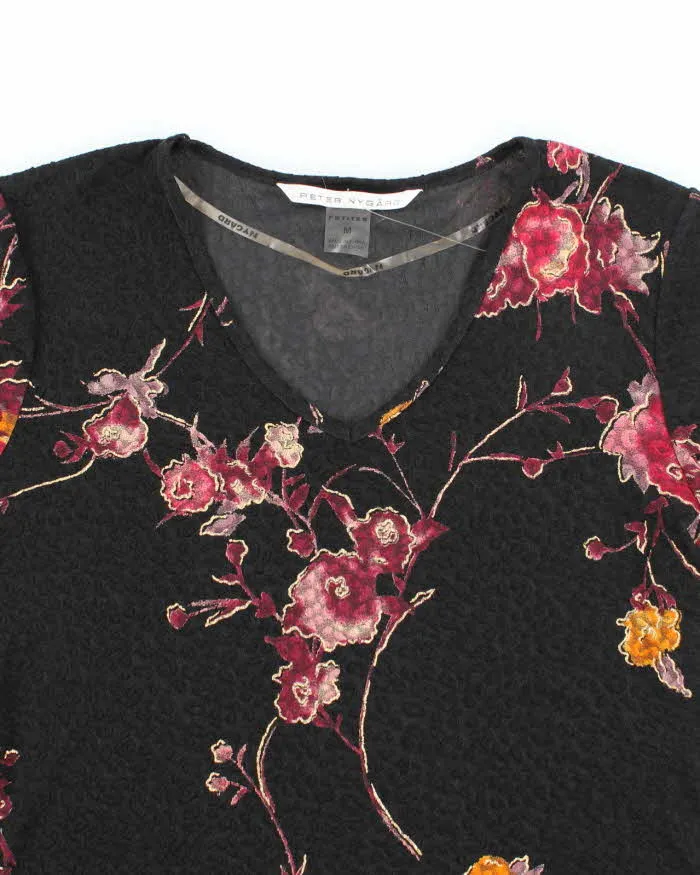 Vintage 90s Peter Nygard Floral Top - M sold by Rokit product image thumbnail 3