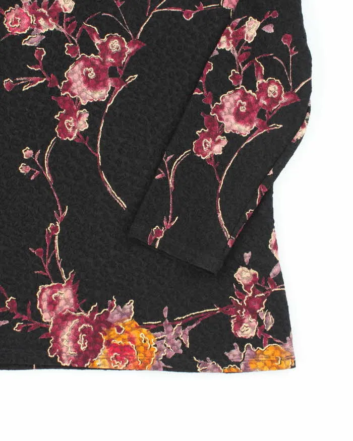 Vintage 90s Peter Nygard Floral Top - M sold by Rokit product image thumbnail 4